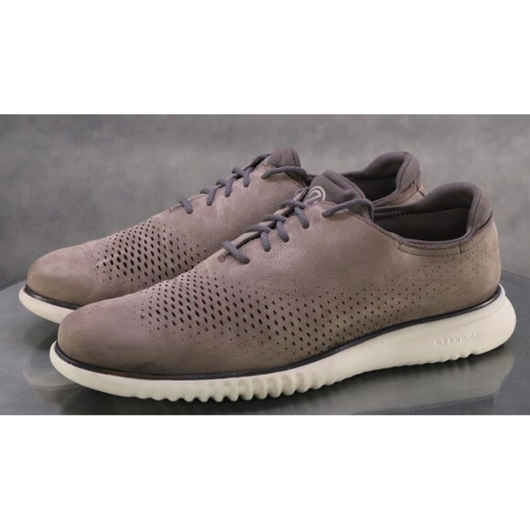 Cole Haan Grand OS Laser Men's Wingtip Oxfords Dress Shoes Size 11.5 M Leather
